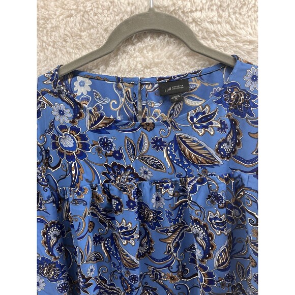 J.Jill Wearever Collection XLT Floral Tunic Polyester Floral Lightweight Blouse - Picture 3 of 10